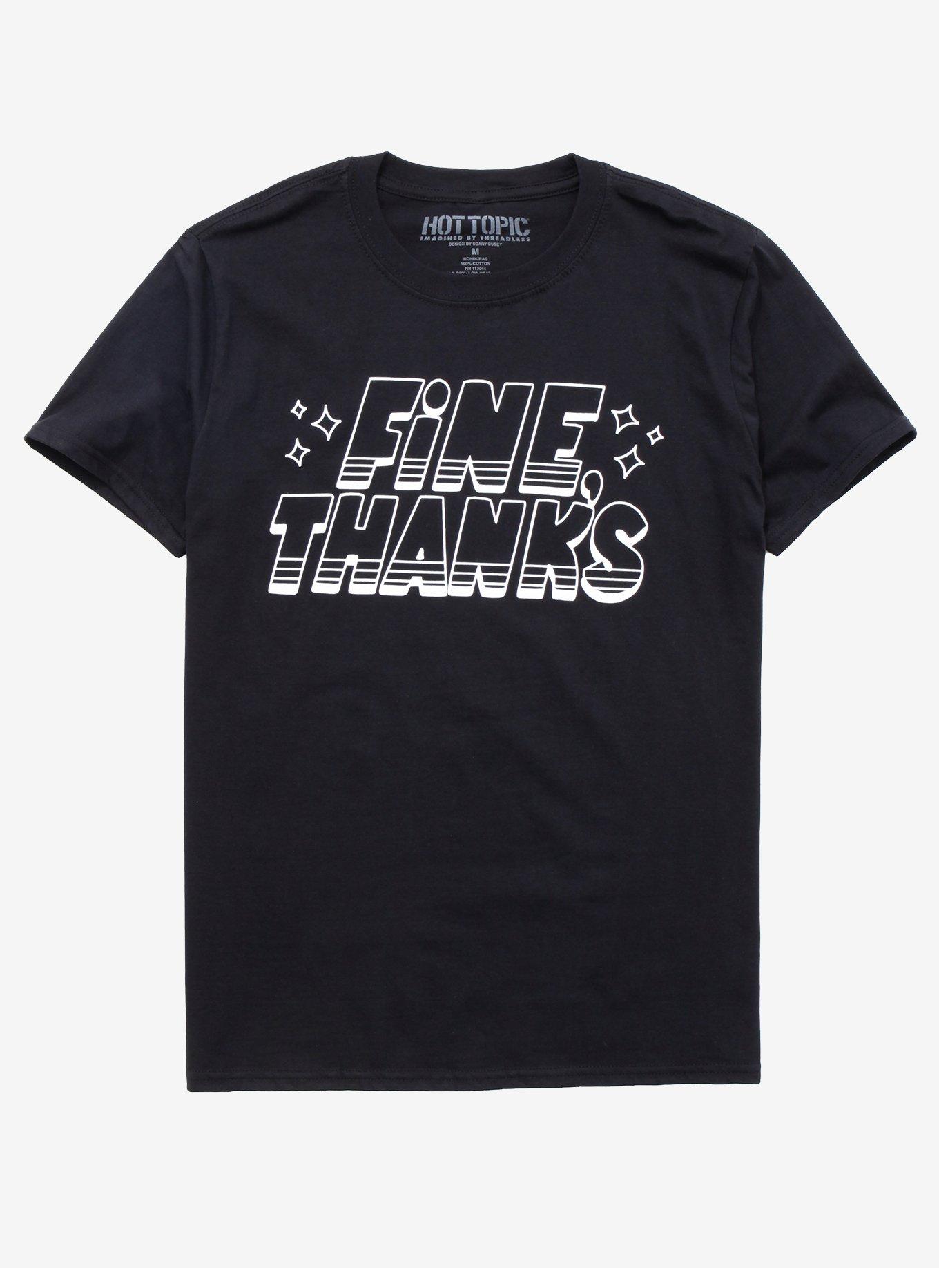 Fine Thanks T-Shirt By Scary Busey, MULTI, hi-res