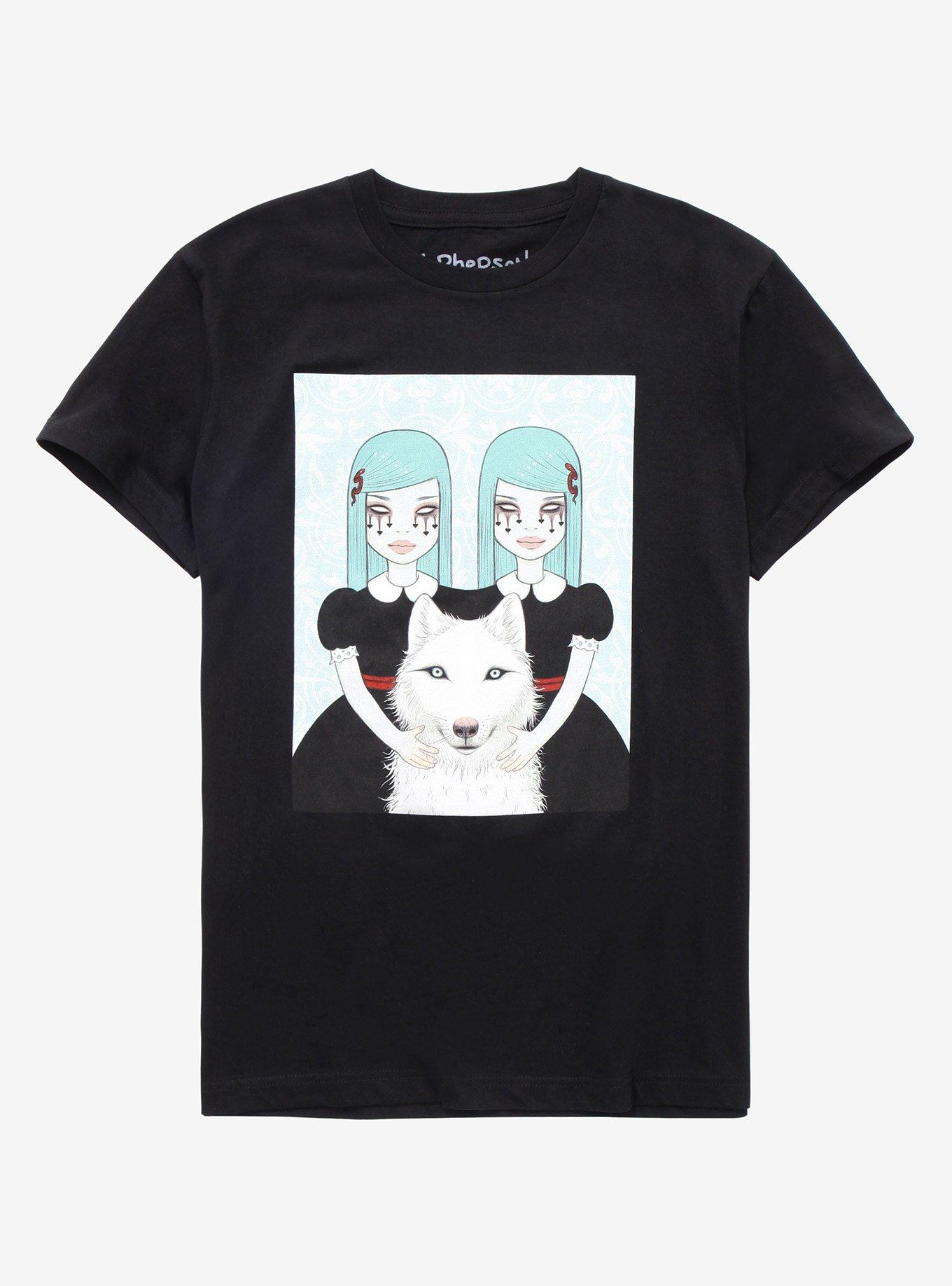 Shared Shadow T-Shirt By Tara McPherson, MULTI, hi-res