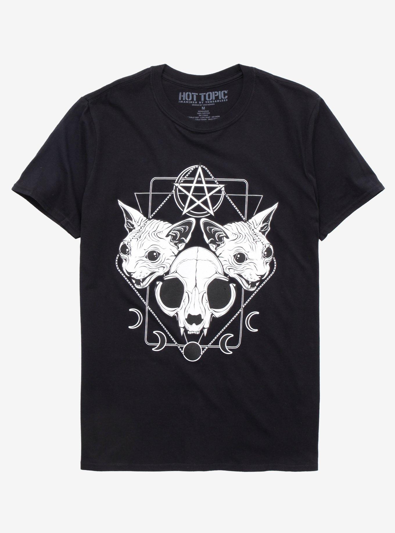Cult Of The Meow Trinity T-Shirt By Von Kowen, MULTI, hi-res