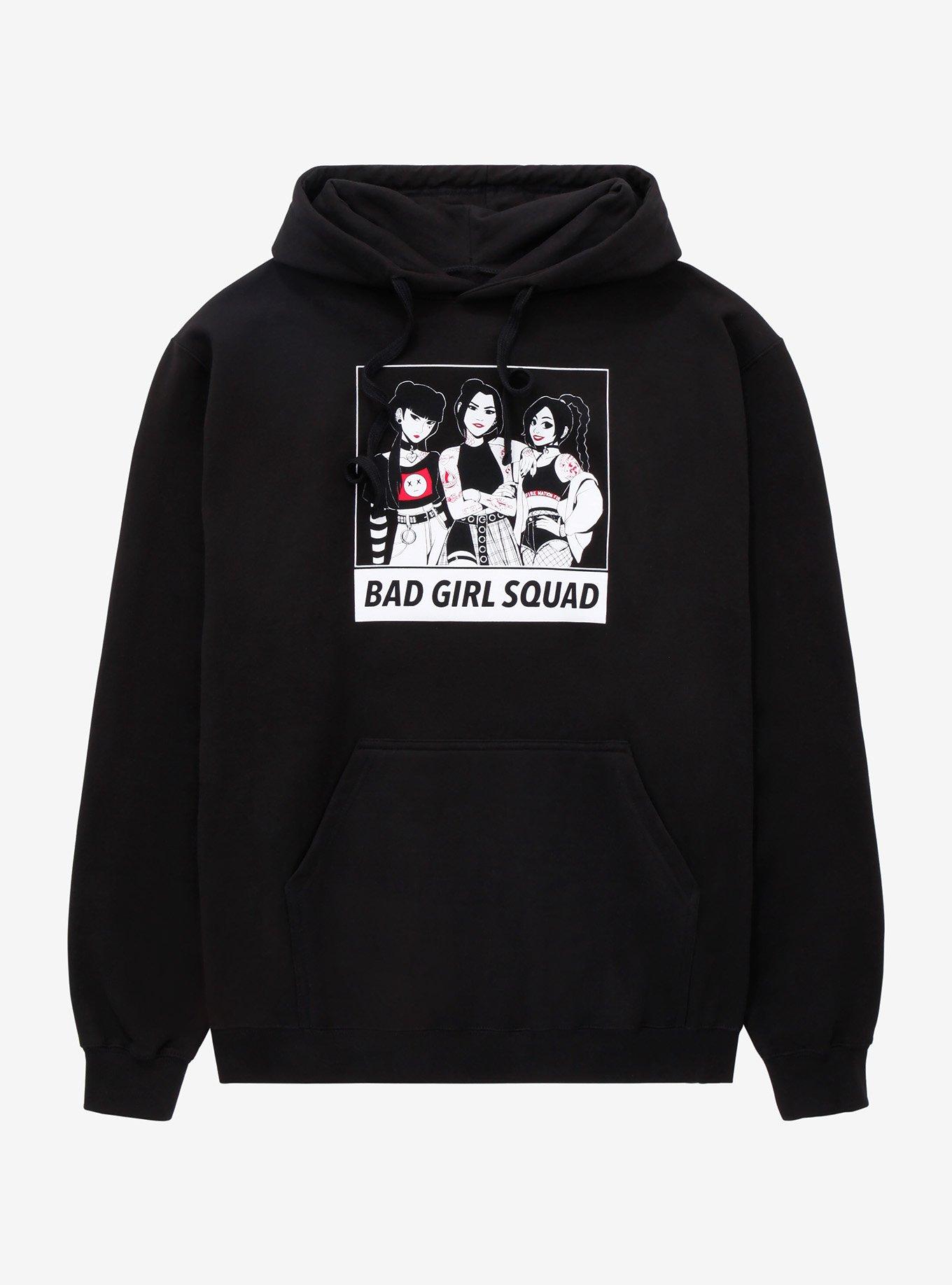 Avatar: The Last Airbender Bad Girl Squad Hoodie - BoxLunch Exclusive, BLACK, hi-res