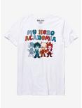 My Hero Academia Chibi Deku & Friends Women's T-Shirt - BoxLunch Exclusive, CREAM, hi-res