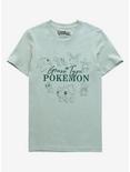 Pokémon Grass Type Character Women’s T-Shirt - BoxLunch Exclusive, SAGE, hi-res