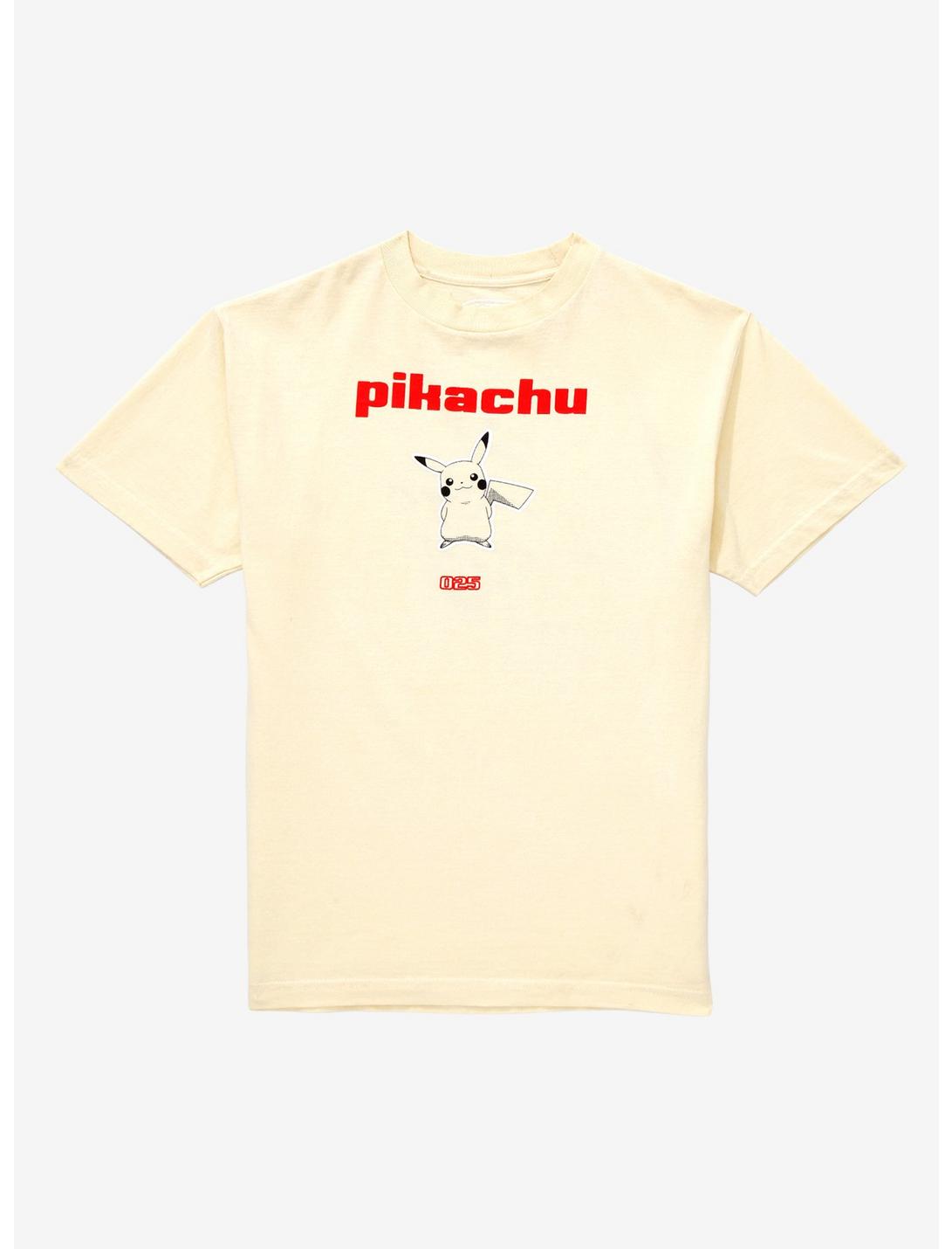 Pokémon Pikachu Evolutions Women's T-Shirt - BoxLunch Exclusive, LIGHT YELLOW, hi-res