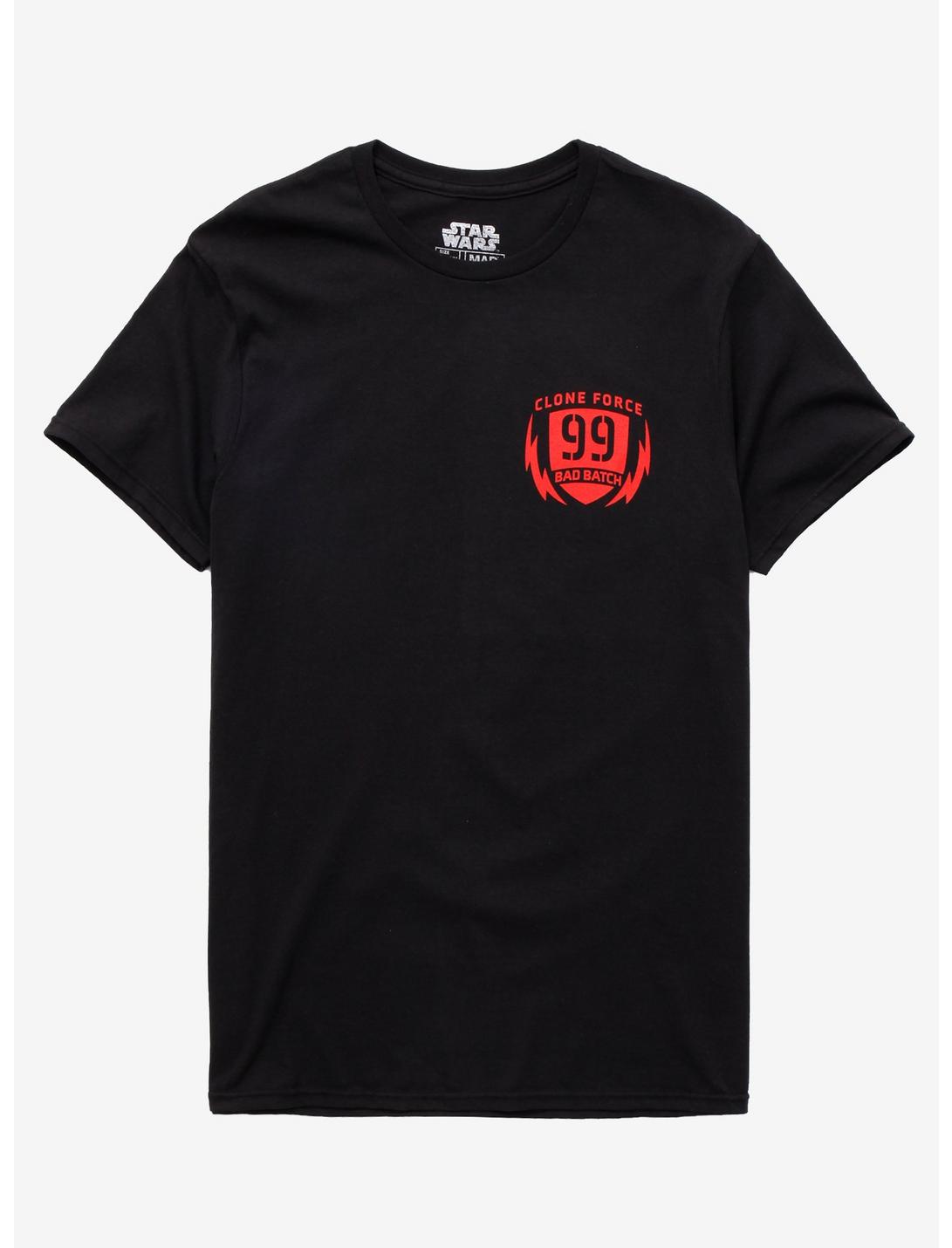 Star Wars Bad Batch Clone Force 99 T-Shirt, BLACK, hi-res