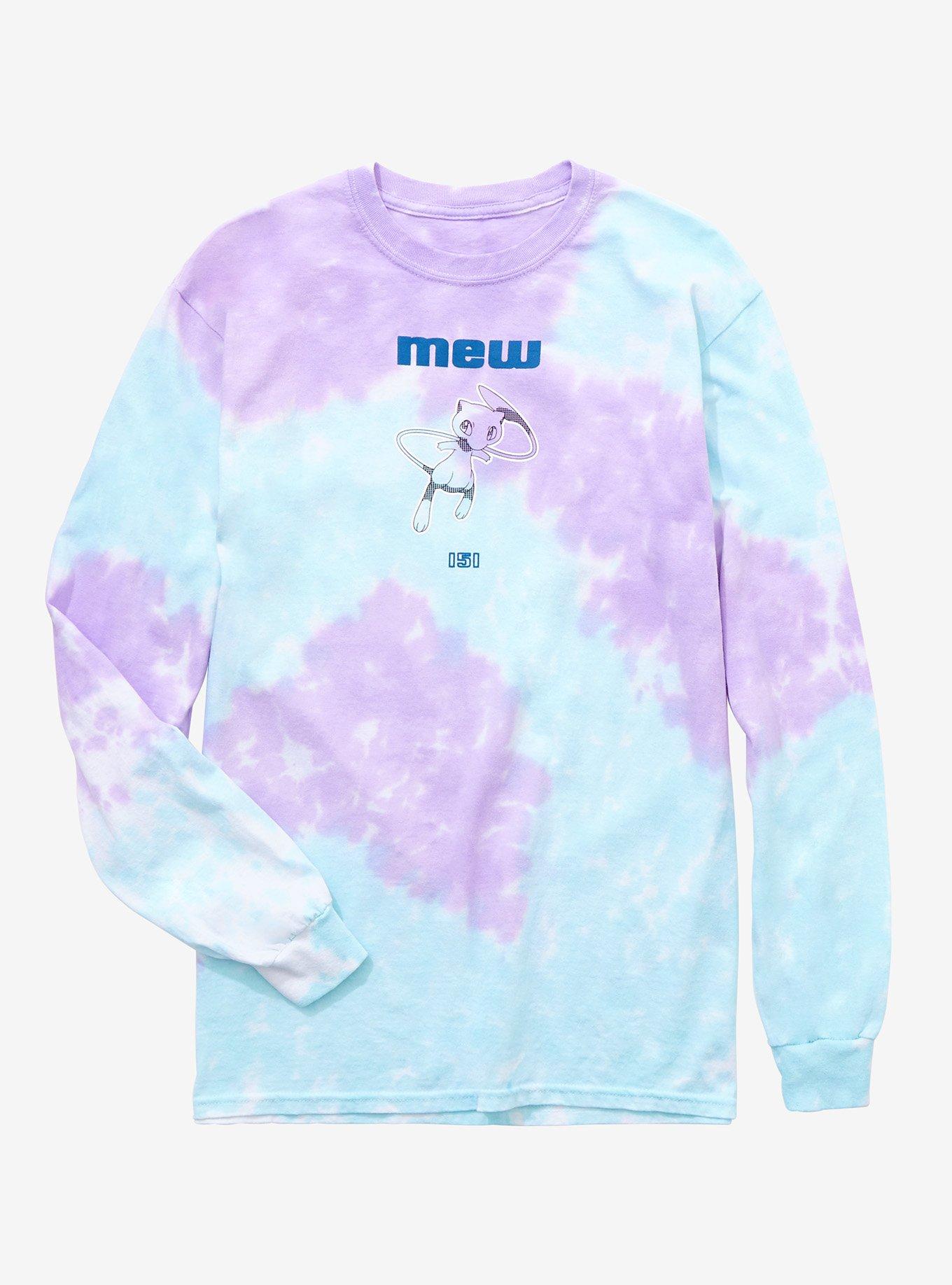 Pokemon Mew Evolutions Tie-Dye Long Sleeve T-Shirt - BoxLunch
