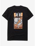 Star Wars The Mandalorian Galaxy's Best Bounty Hunter T-Shirt - BoxLunch Exclusive, BLACK, hi-res