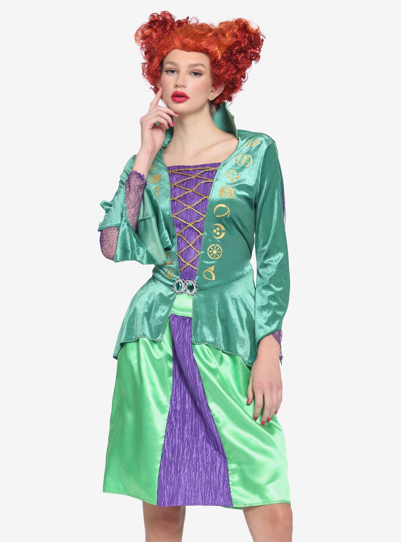 Spirit Halloween Hocus Pocus Tween Winifred Sanderson Costume | Officially Licensed | Group Costume | Witch Cosplay | Disney