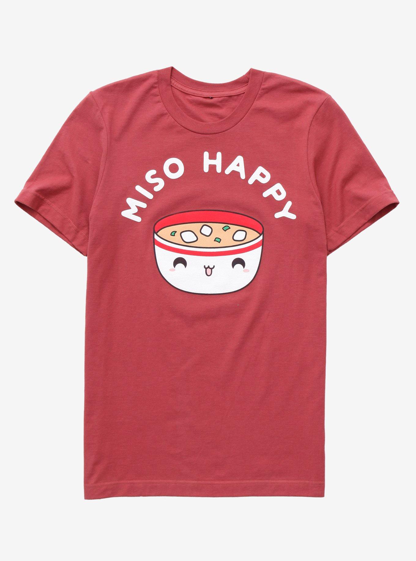 Miso Happy Women's T-Shirt - BoxLunch Exclusive, BURNT ORANGE, hi-res