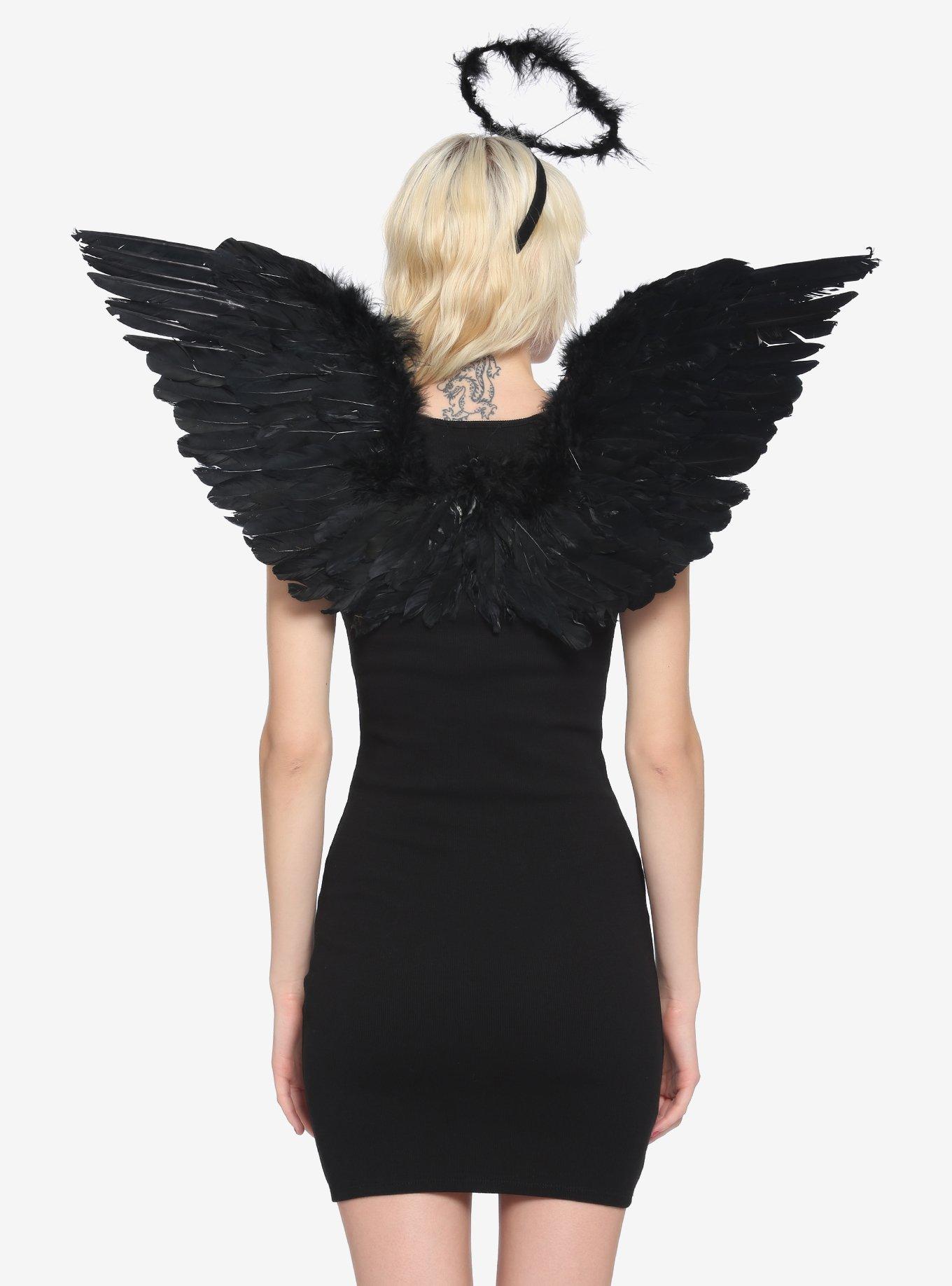 Black Angel Costume Accessory Kit, , hi-res