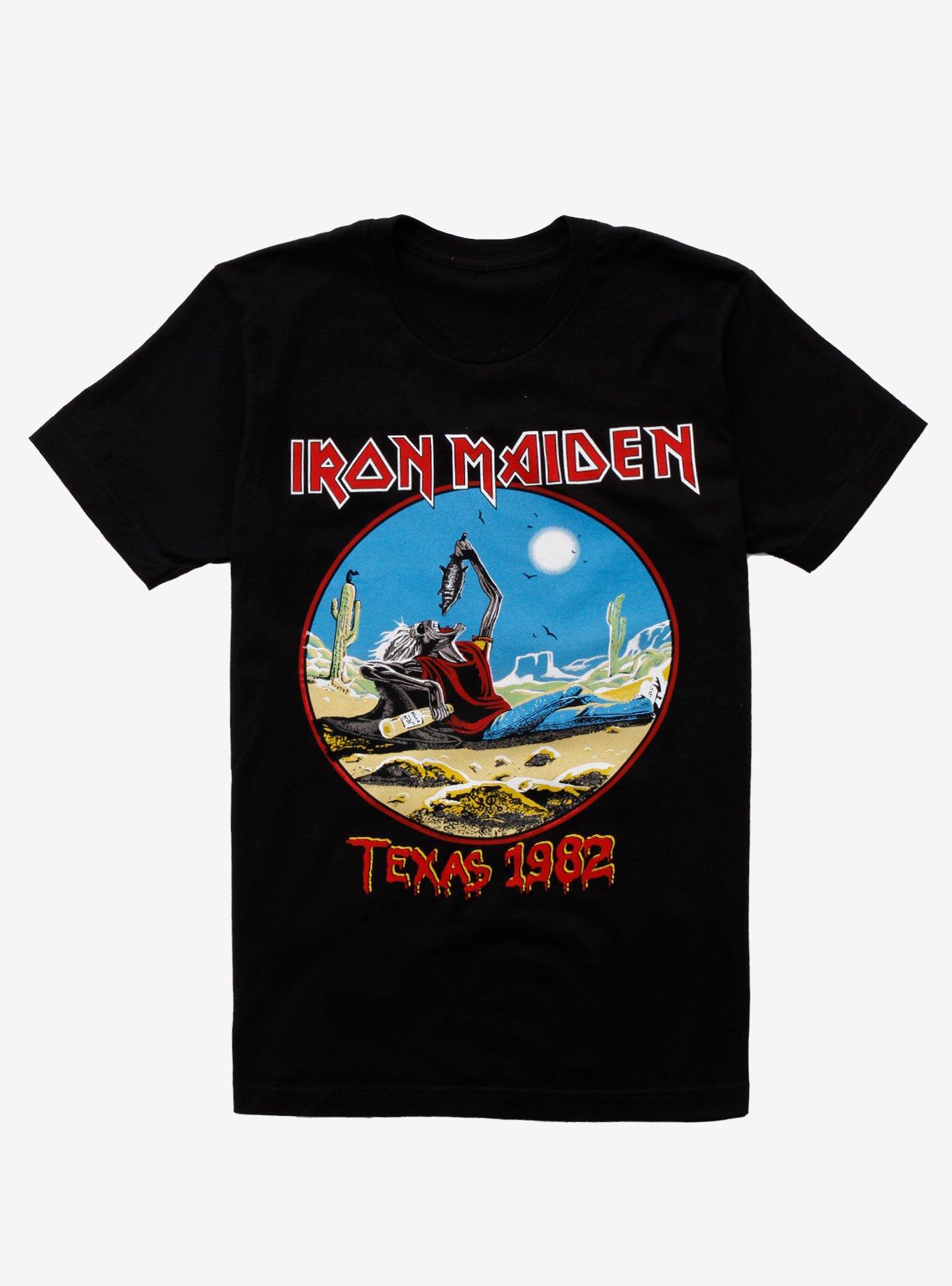 Iron Maiden Texas 1982 Tour T-Shirt, BLACK, hi-res