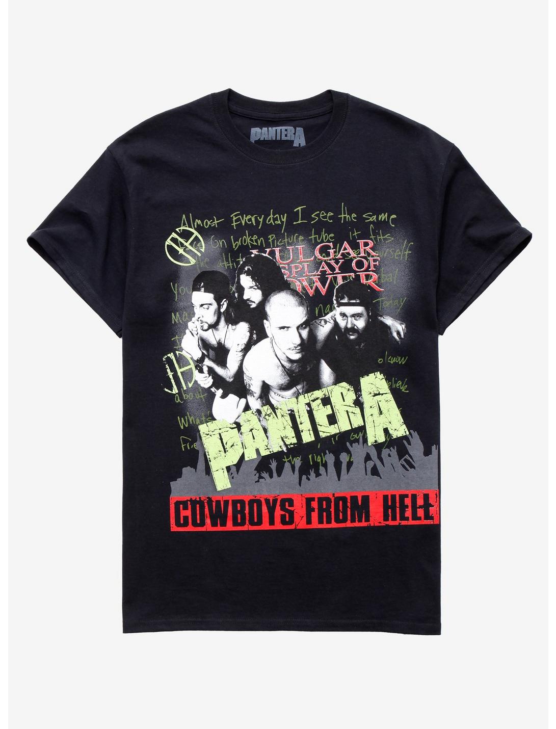 Pantera Cowboys From Hell T-Shirt, BLACK, hi-res