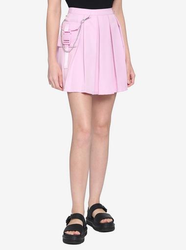 ◆2000Archives◆ BELTED CARGO SKIRT PINK 2ASKSS2409PI BELTED CARGO SKIRT (PINK) - 2000 Archives