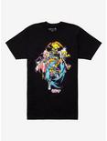 Hatsune Miku X Digimon Group T-Shirt, BLACK, hi-res