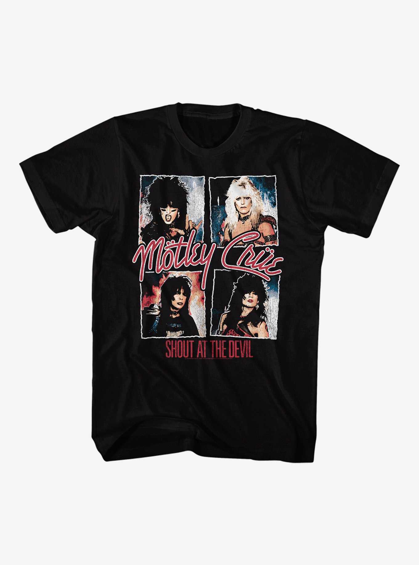 Motley Crue Shout At The Devil Album Cover T-Shirt, , hi-res