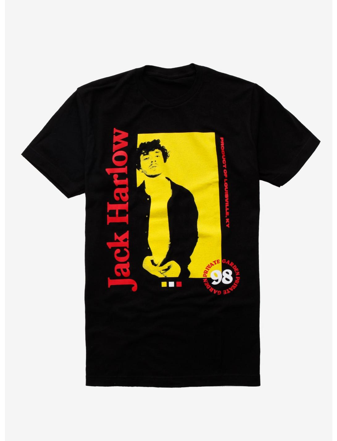 Jack Harlow Yellow Photo T-Shirt, BLACK, hi-res