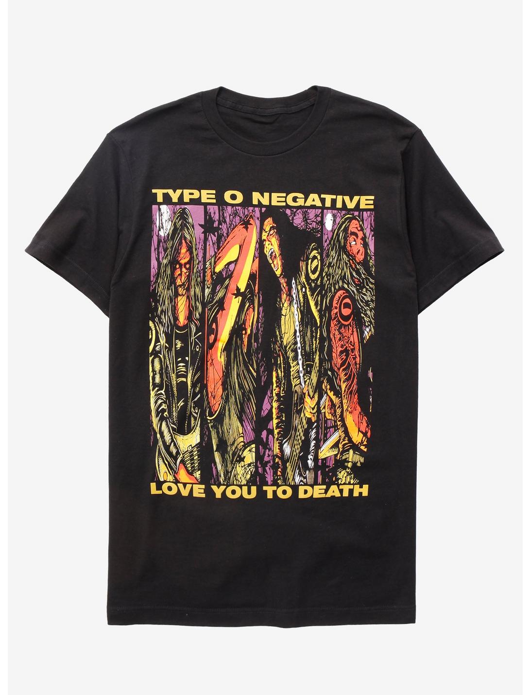 Type O Negative Love You To Death T-Shirt, BLACK, hi-res