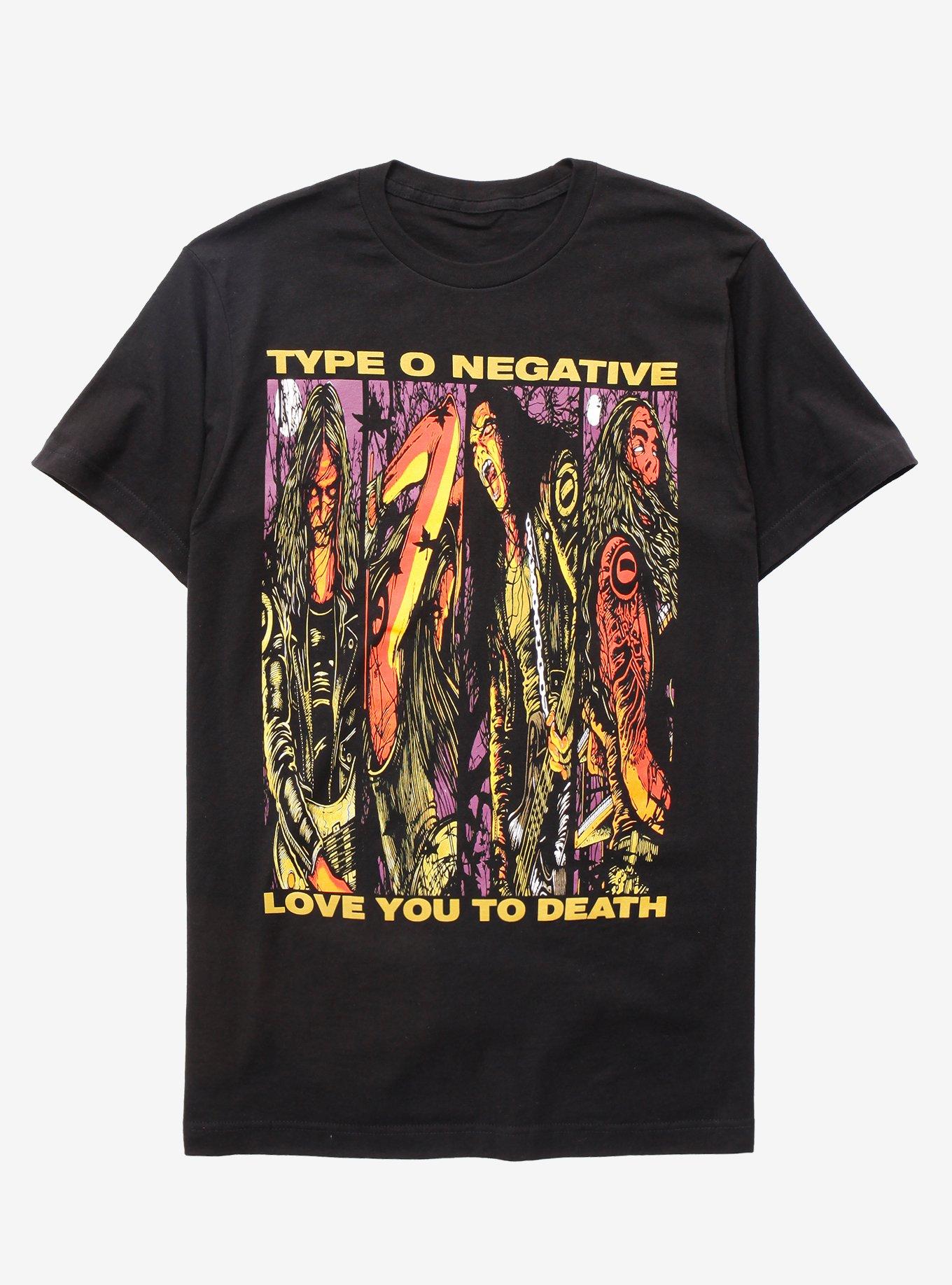 Type O Negative Love You To Death T-Shirt, BLACK, hi-res