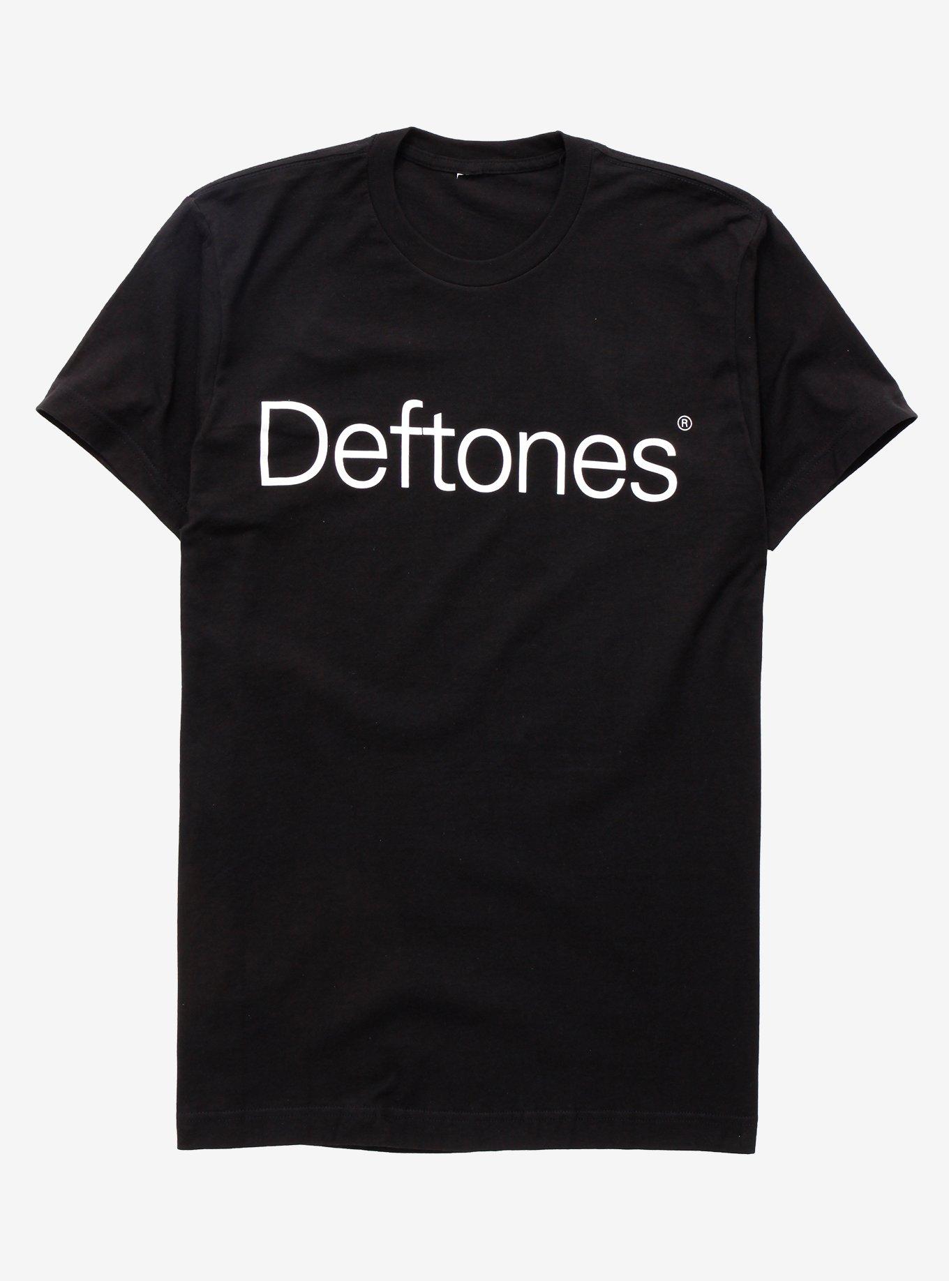 Deftones Logo T-Shirt, BLACK, hi-res