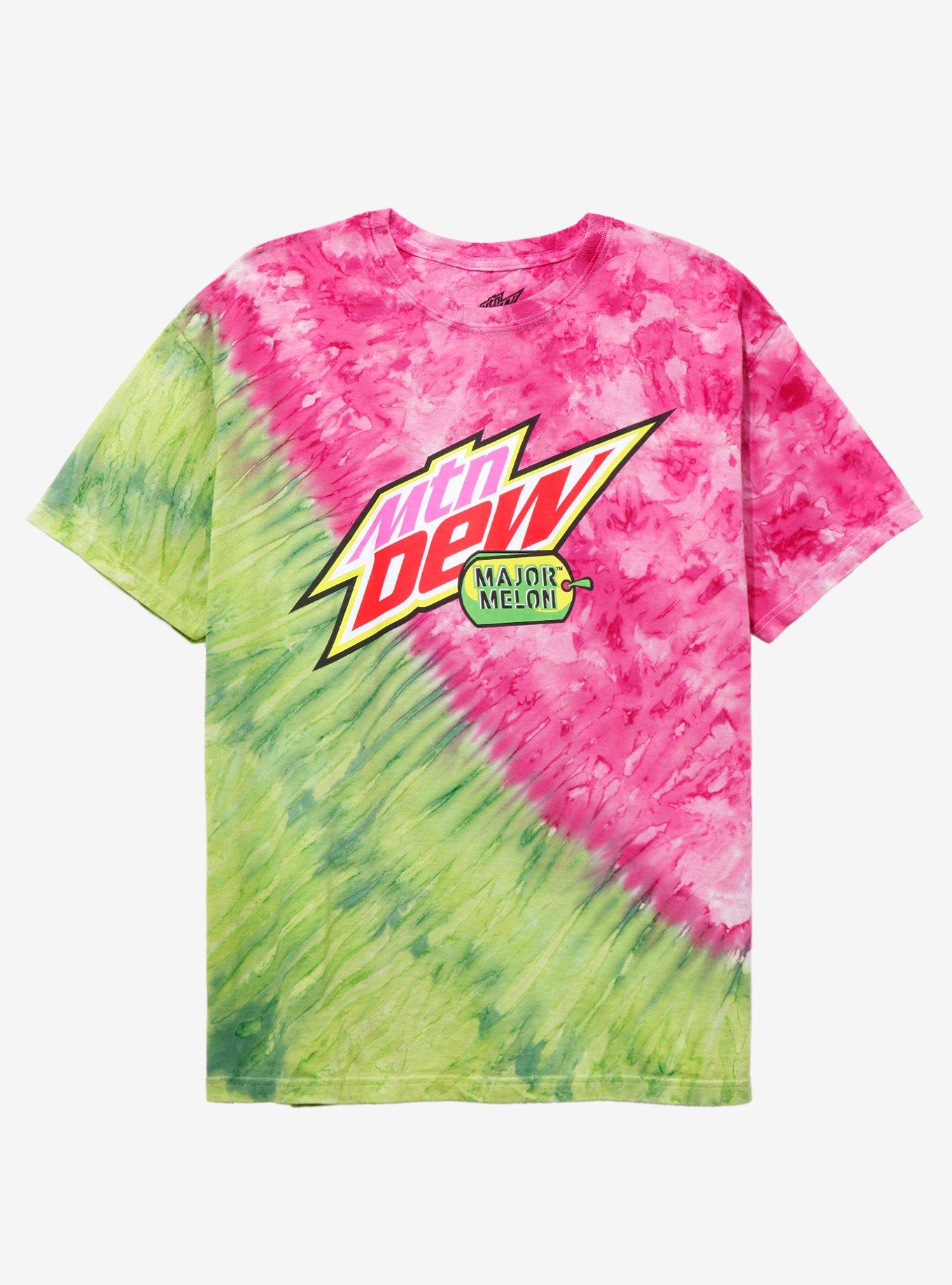 Mountain Dew Major Melon Tie-Dye T-Shirt | Hot Topic