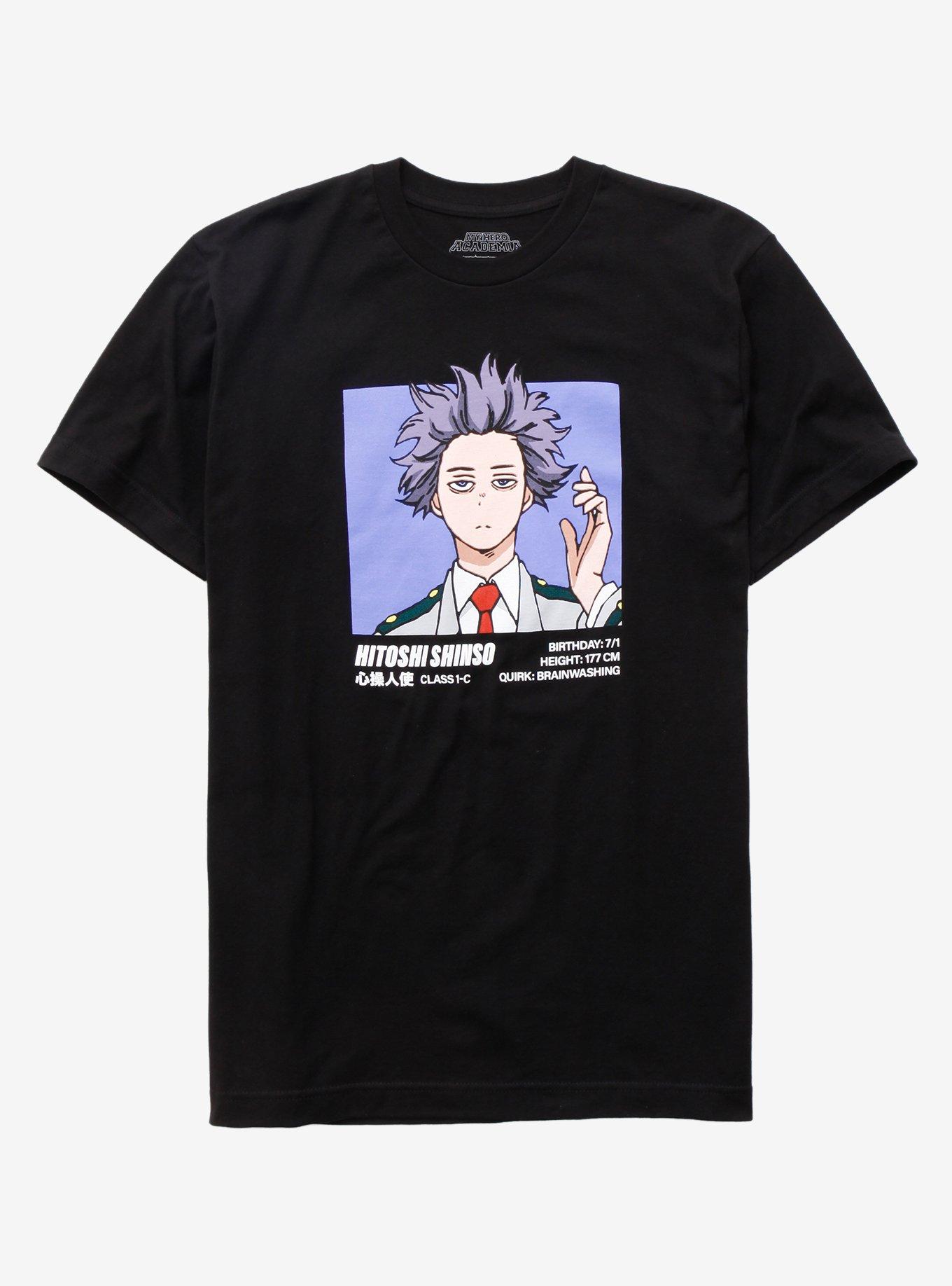 My Hero Academia Hitoshi Shinso T-Shirt, BLACK, hi-res