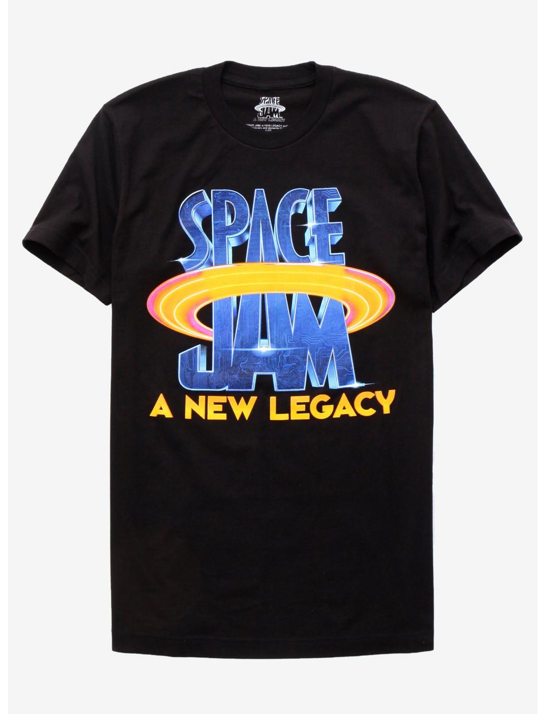 Space Jam: A New Legacy Movie Logo T-Shirt, BLACK, hi-res