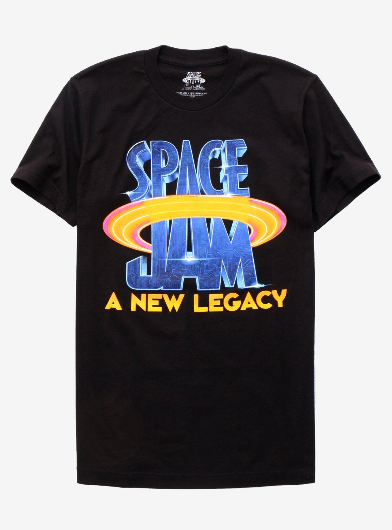 Space Jam: A New Legacy Movie Logo T-Shirt, BLACK, hi-res