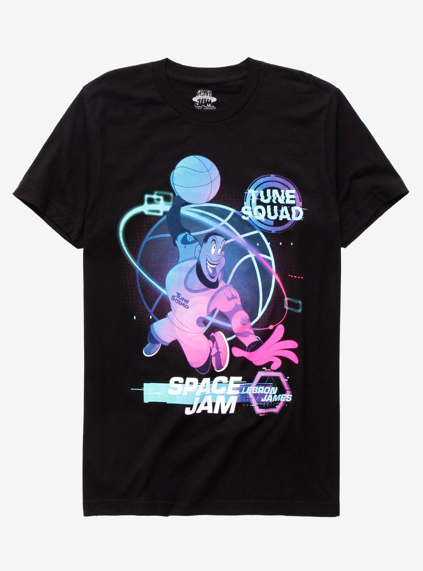 Space Jam: A New Legacy Tune Squad LeBron James T-Shirt, BLACK, hi-res