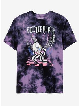 Beetlejuice Animated Tie-Dye T-Shirt, , hi-res