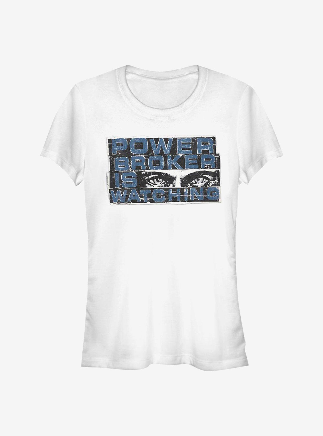 Marvel The Falcon And Winter Soldier Power Broker Eyes Girls T-Shirt