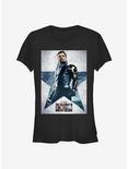 Marvel The Falcon And The Winter Soldier Poster Girls T-Shirt, BLACK, hi-res