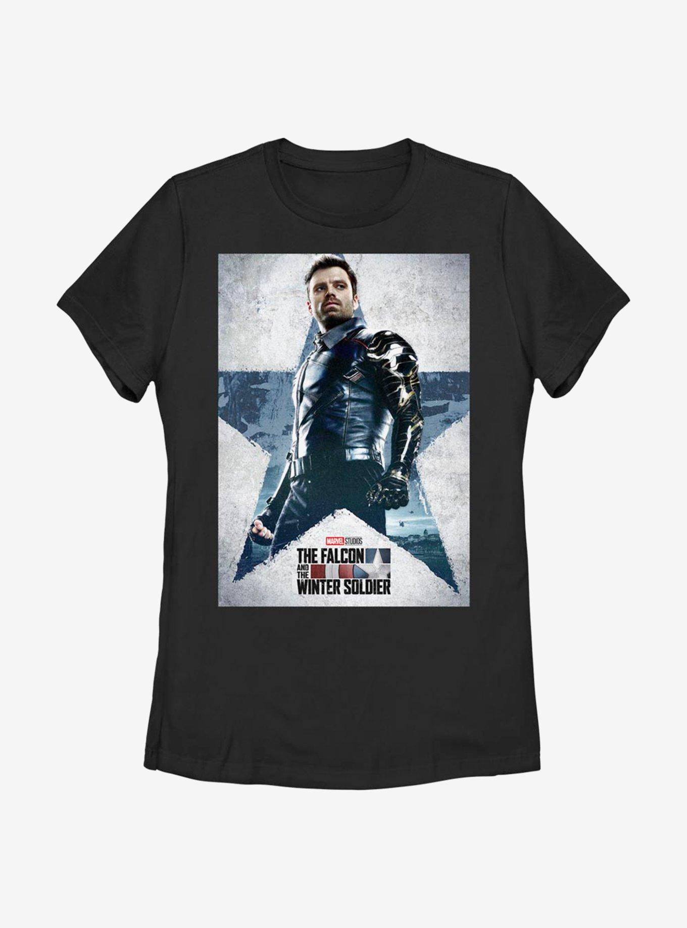 Marvel The Falcon And The Winter Soldier Poster Womens T-Shirt, , hi-res