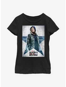 Marvel The Falcon And The Winter Soldier Carter Poster Youth Girls T-Shirt, , hi-res