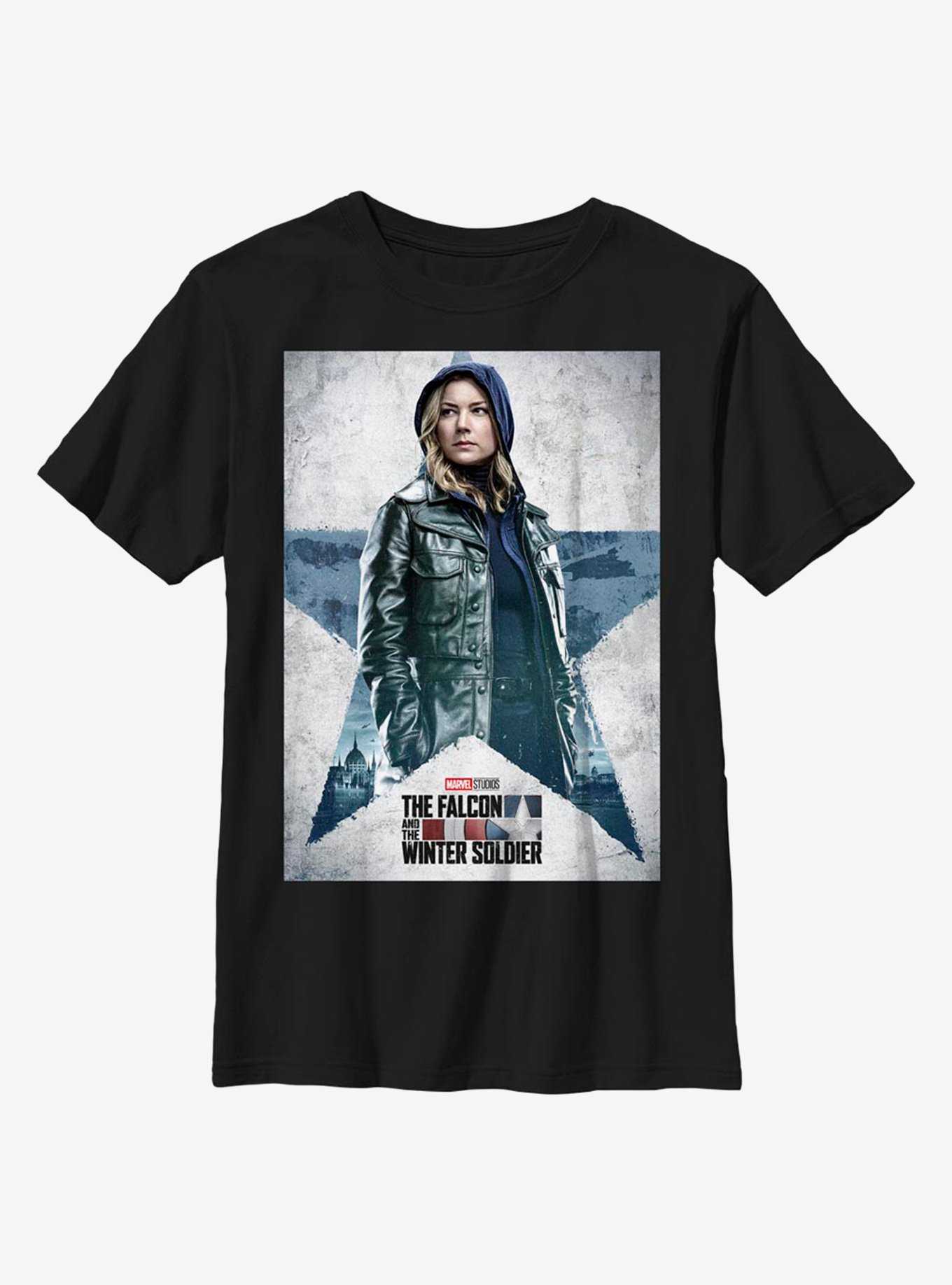 Marvel The Falcon And The Winter Soldier Carter Poster Youth T-Shirt, , hi-res
