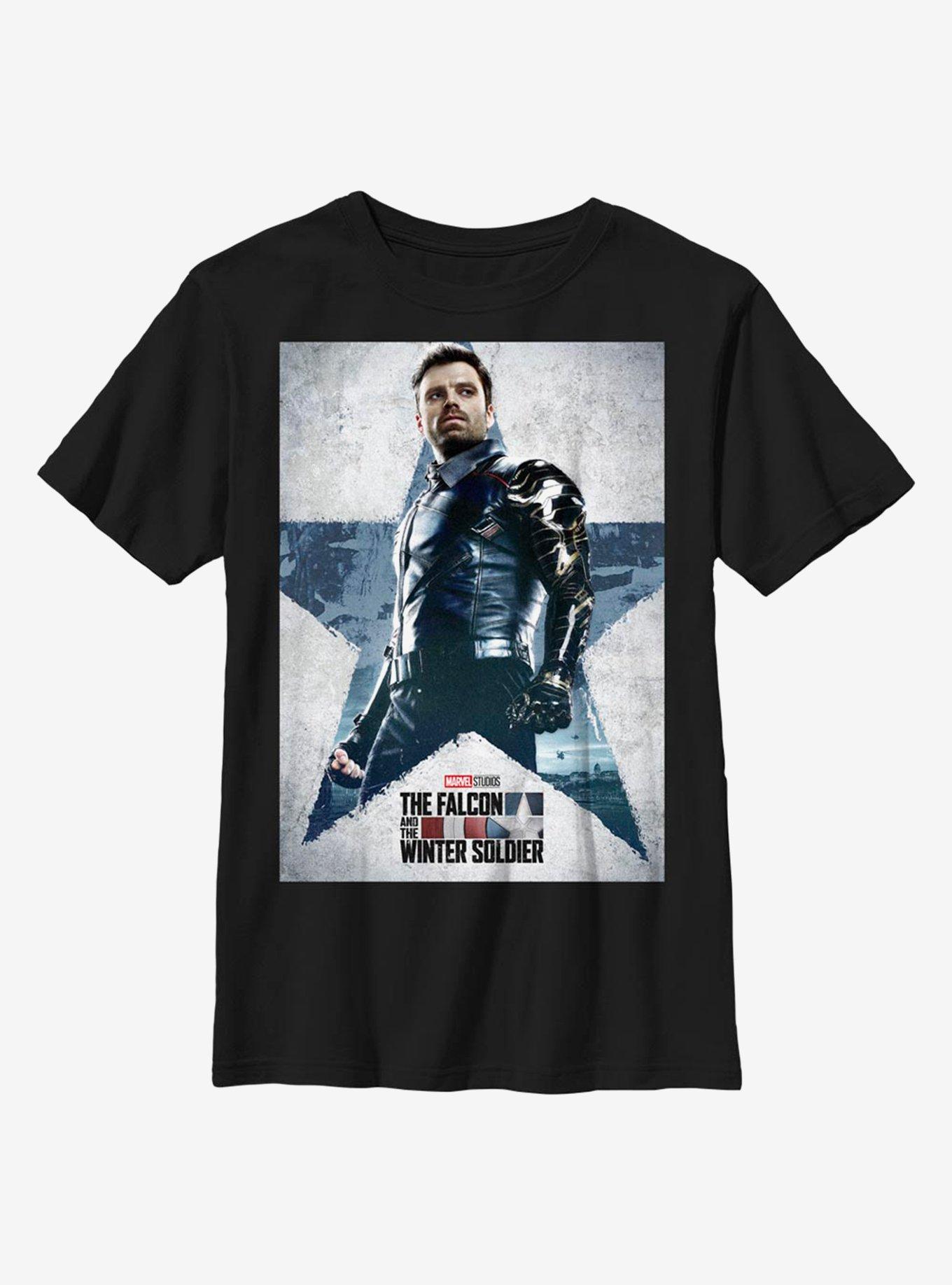 Marvel The Falcon And The Winter Soldier Poster Youth T-Shirt, , hi-res