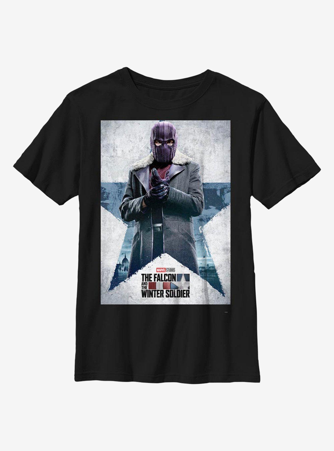 Marvel The Falcon And The Winter Soldier Zemo Poster Youth T-Shirt, , hi-res