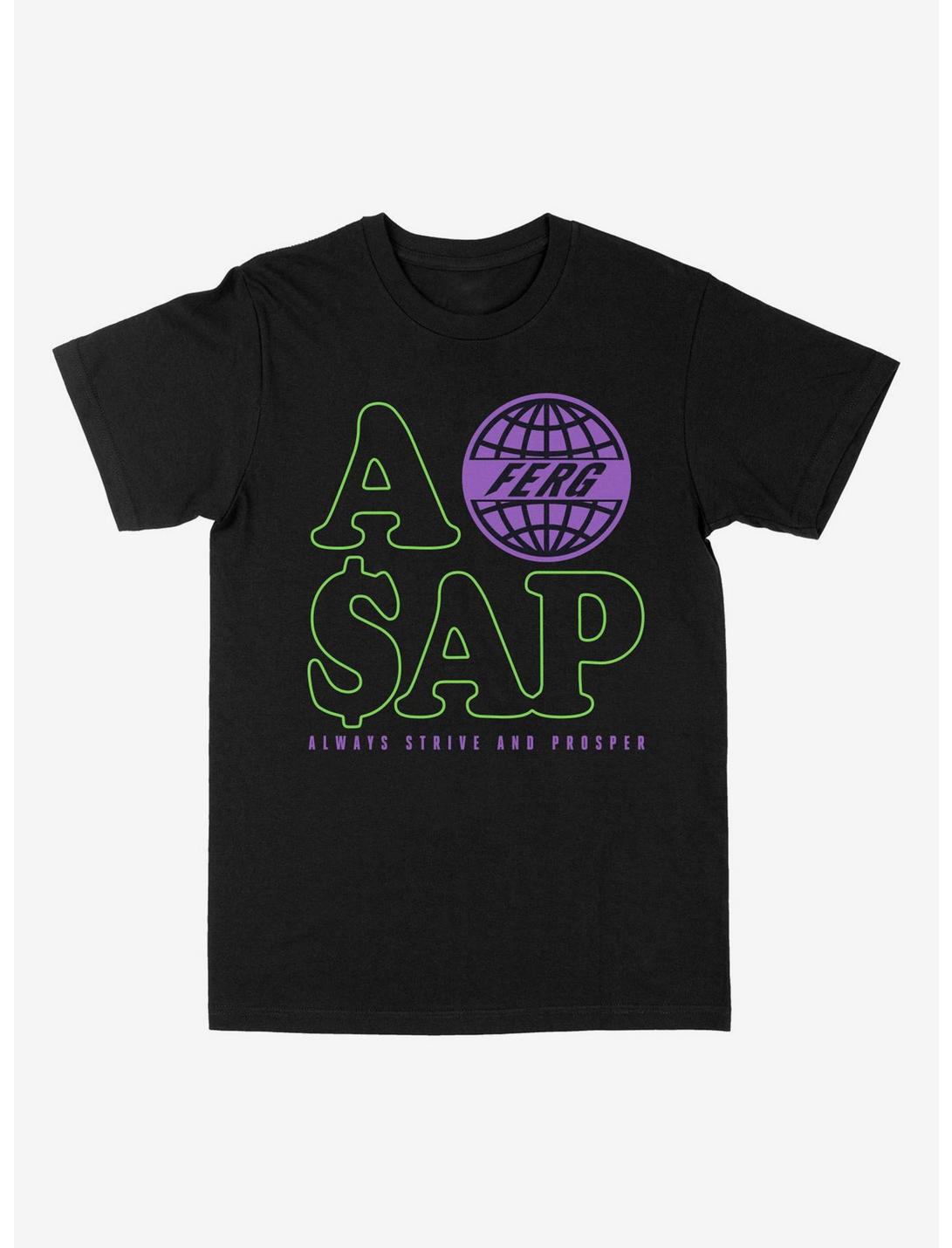 A$AP Ferg Purple Globe T-Shirt, BLACK, hi-res