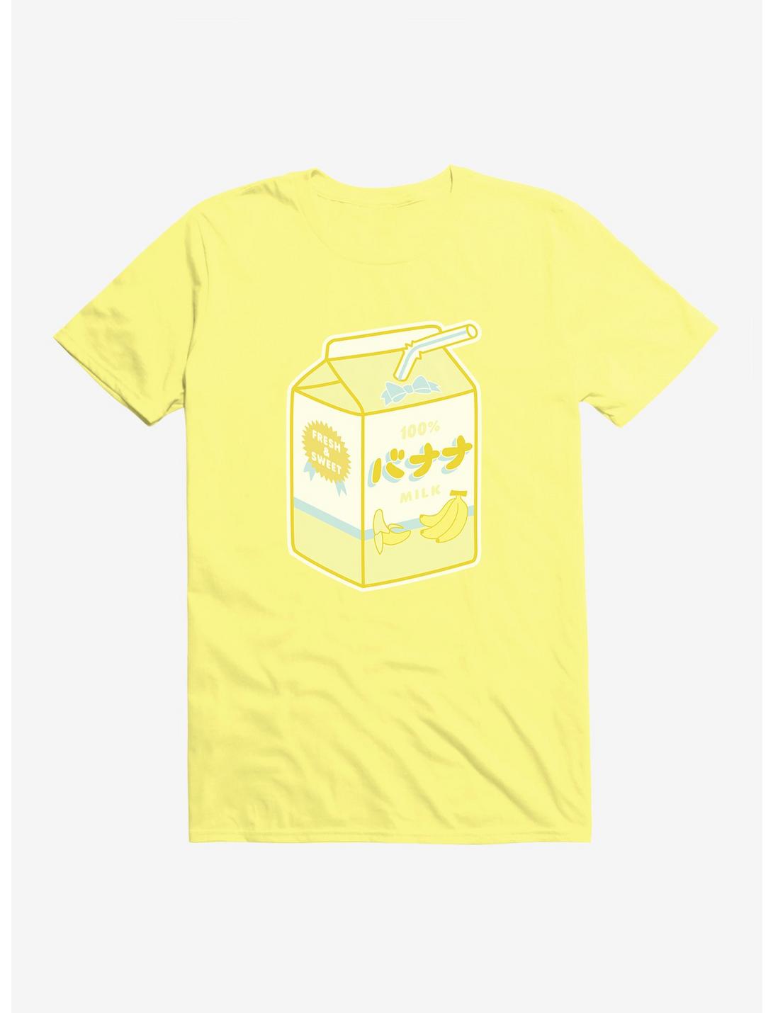 Banana Milk T-Shirt, SPRING YELLOW, hi-res