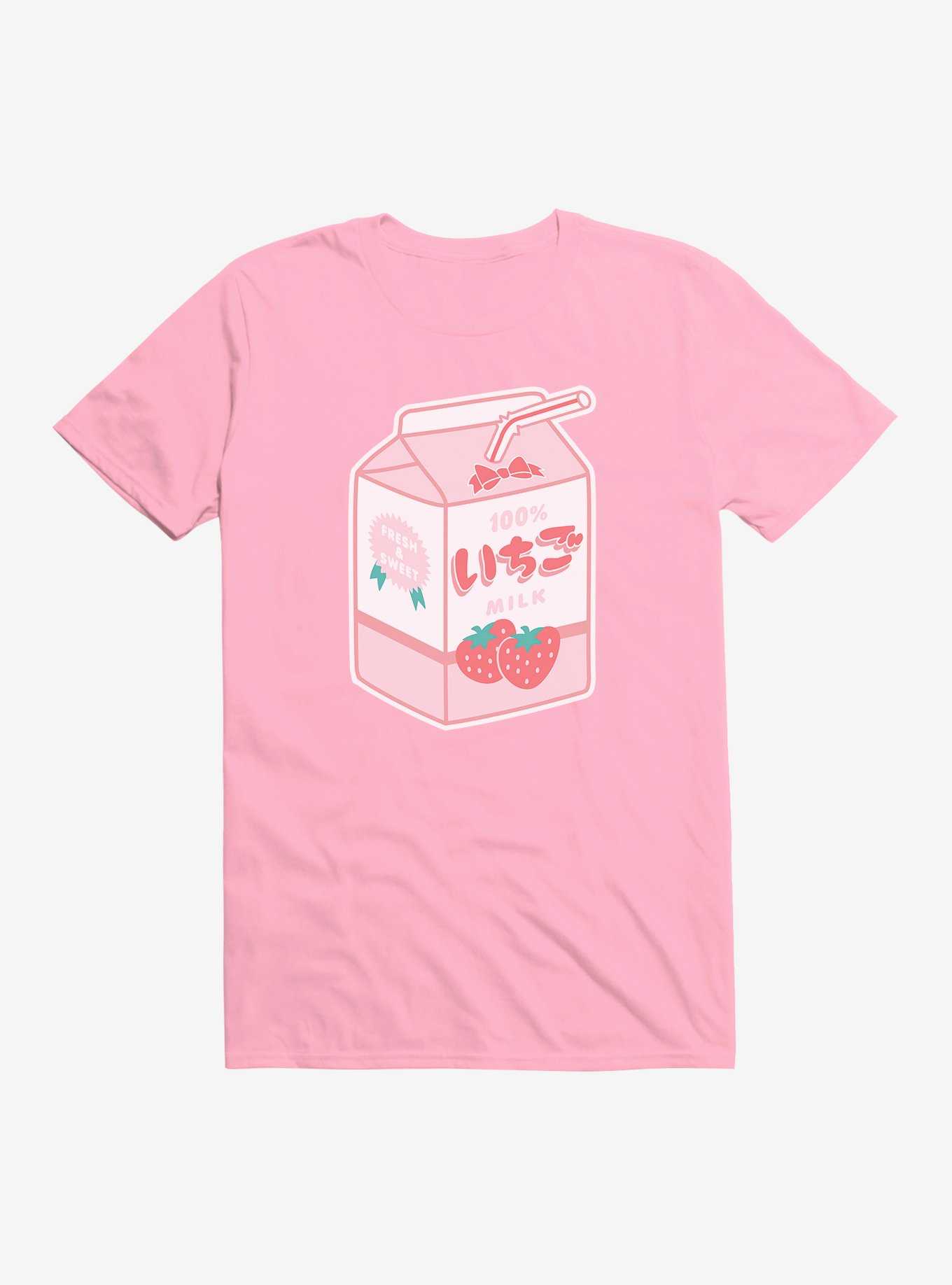 Strawberry Milk T-Shirt, , hi-res