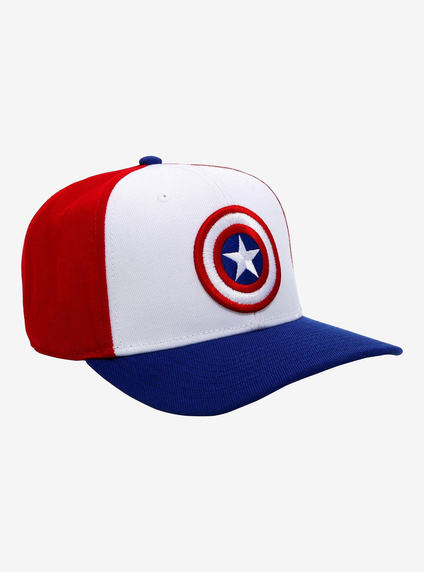 Marvel Captain America Logo Snapback Hat, , hi-res