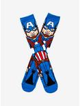Marvel Captain America Crew Socks, , hi-res
