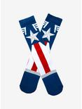 Marvel Captain America Suit Crew Socks, , hi-res
