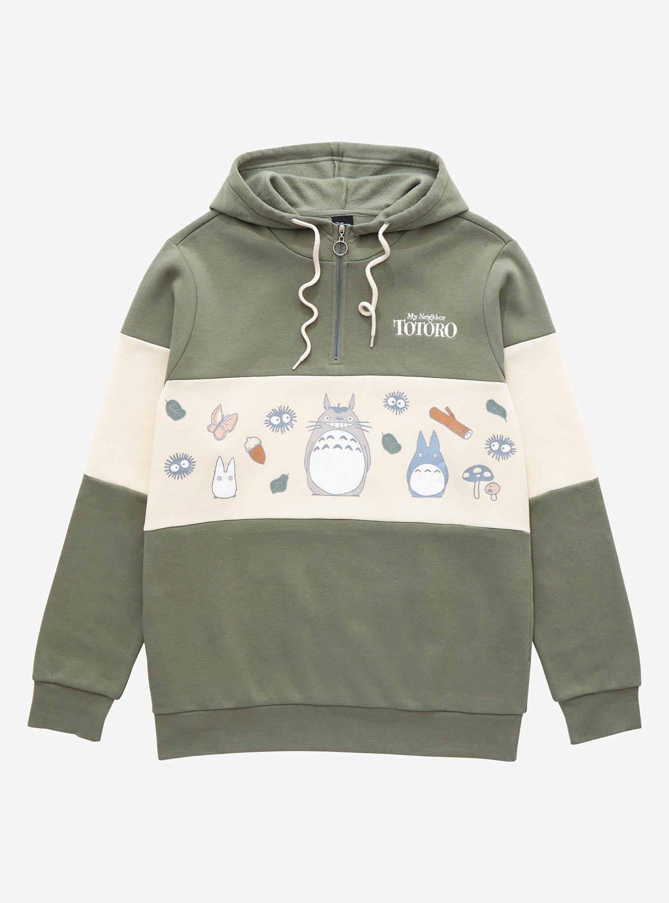 Studio Ghibli My Neighbor Totoro Forest Sprites Panel Hoodie | Her