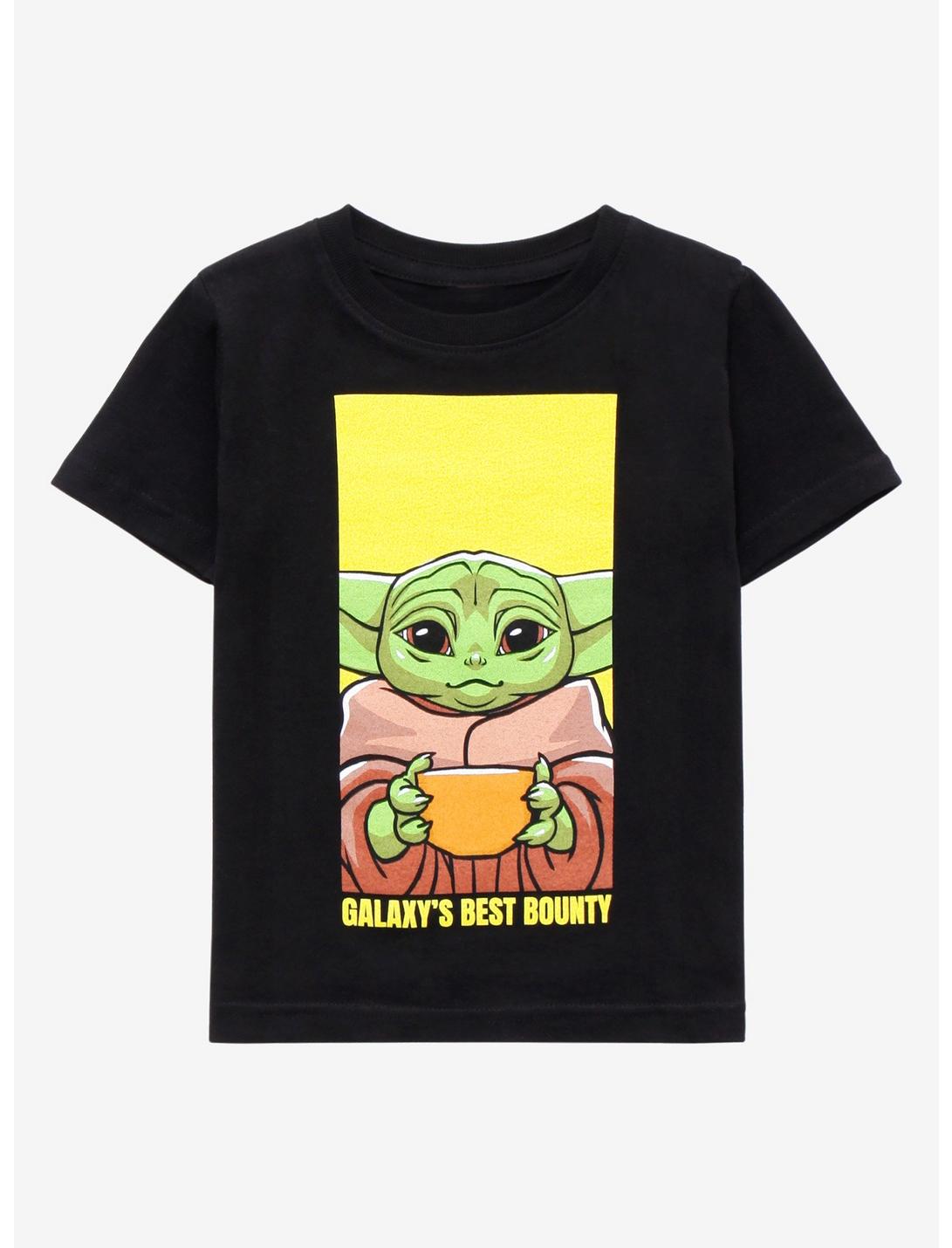 Star Wars The Mandalorian Galaxy's Best Bounty Toddler T-Shirt - BoxLunch Exclusive, BLACK, hi-res