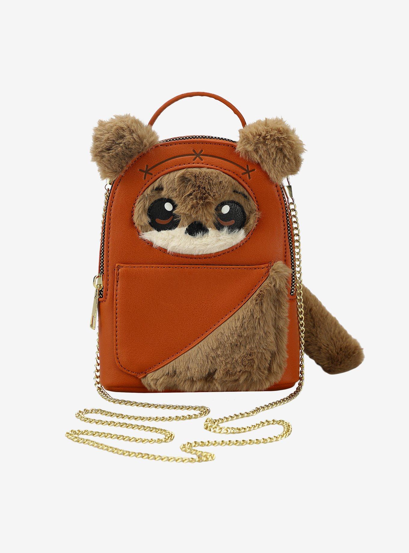 Star Wars Ewok Fuzzy Mini Crossbody Wristlet, , hi-res