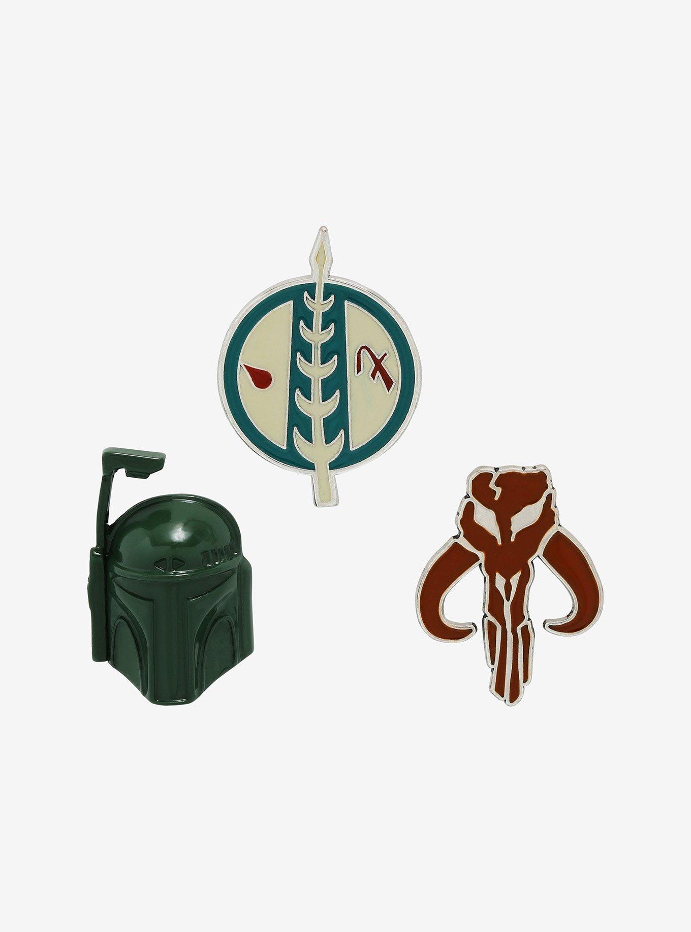 Star Wars Boba Fett Enamel Pin Set, , hi-res