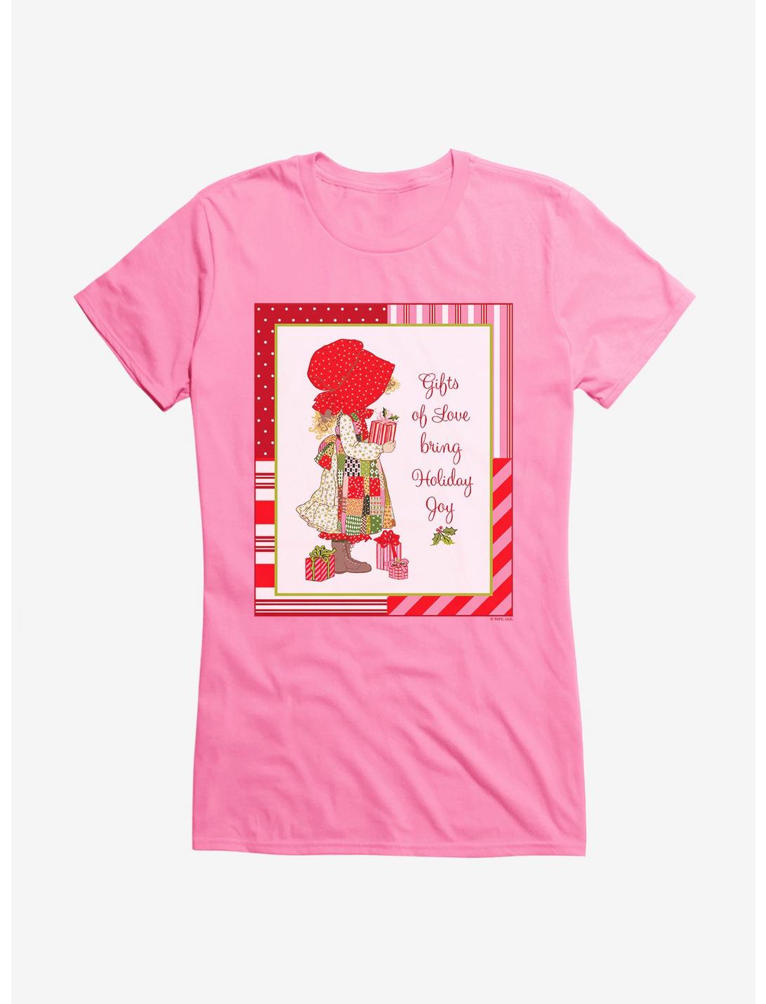 Holly Hobbie Holiday Joy Girls T-Shirt, CHARITY PINK, hi-res