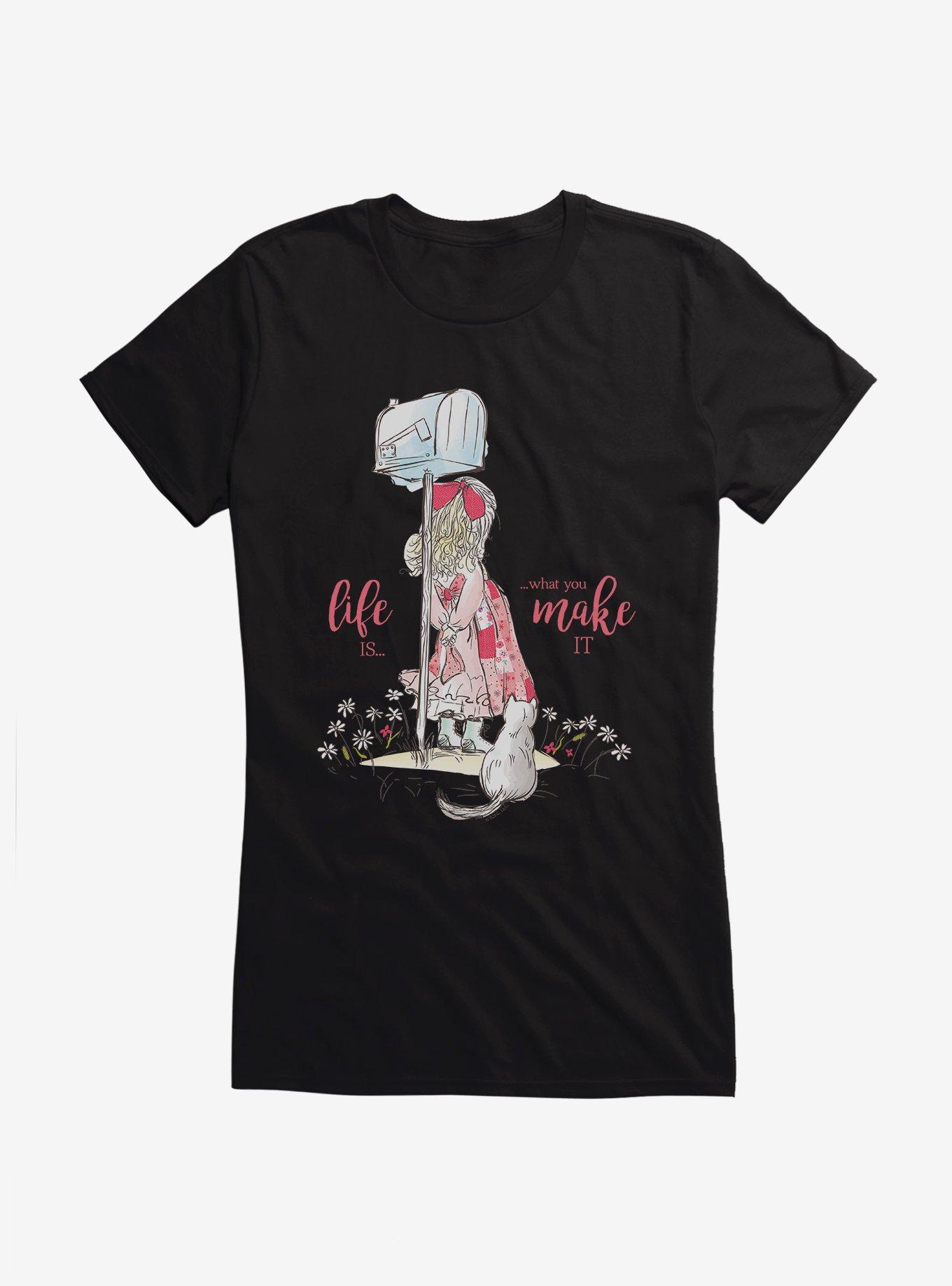 Holly Hobbie Life Is What You Make It Girls T-Shirt