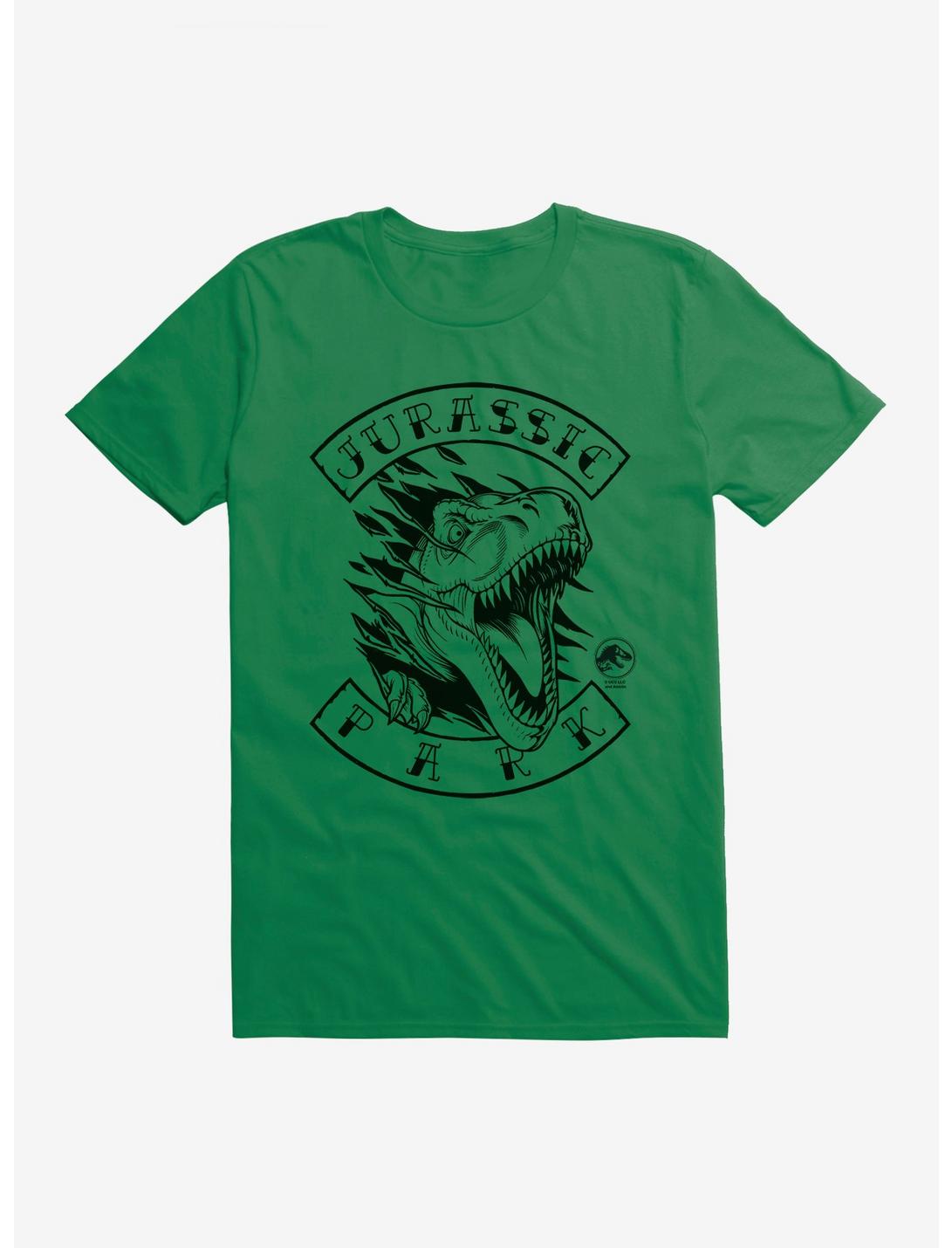 Jurassic World Jurassic Park Banner T-Shirt, KELLY GREEN, hi-res
