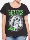 Rob Zombie Living Dead Girl Photo Girls T-Shirt Plus Size, BLACK, hi-res
