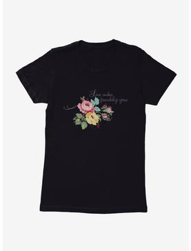 Holly Hobbie Love Makes Friendship Grow Flowers Womens T-Shirt, , hi-res